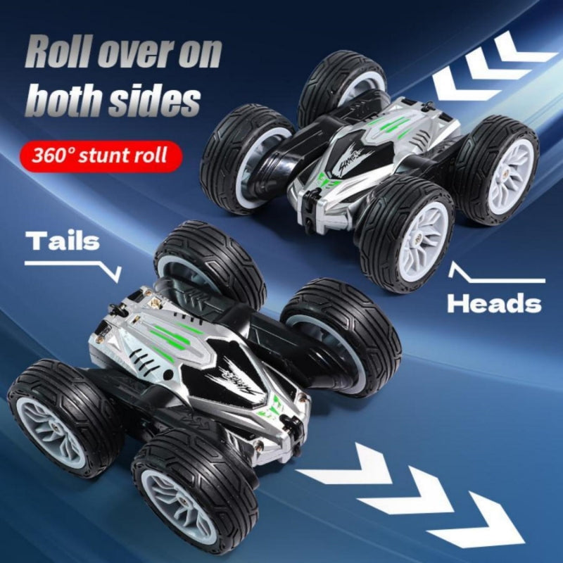 Double-Sided RC Stunt Car – 2.4GHz Remote Control, Mini Size, Durable Design
