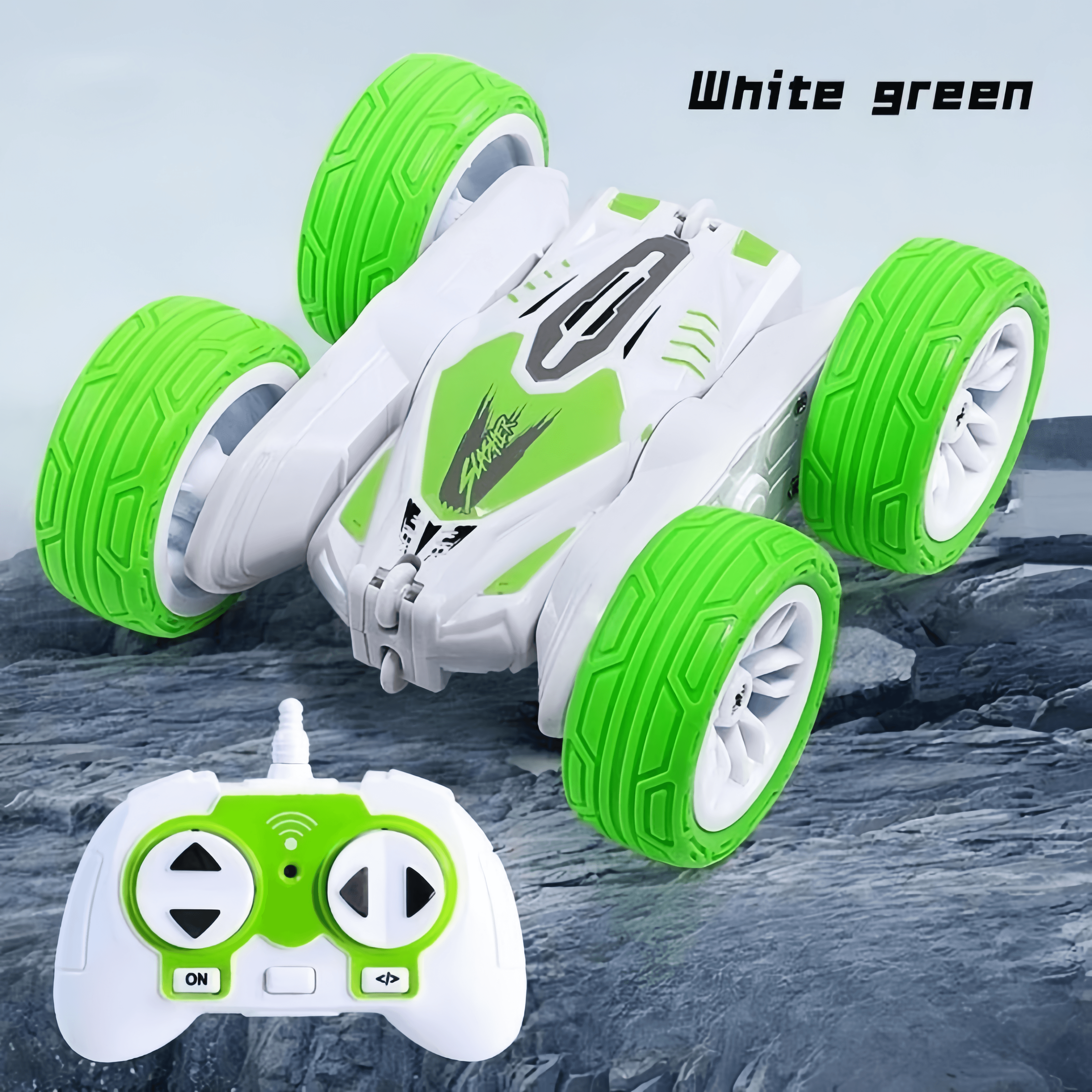 Double-Sided RC Stunt Car – 2.4GHz Remote Control, Mini Size, Durable Design
